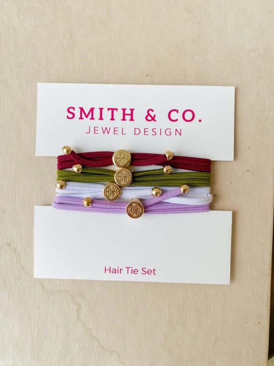  Smith and Co. Design 헤어 액세서리 스미스앤코 디자인 스키니 헤어타이 세트