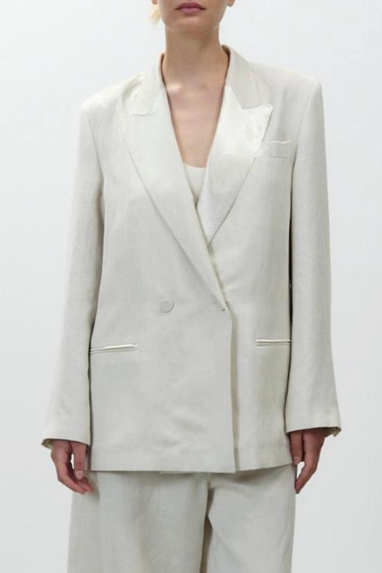  알리지 수트 자켓 알리시 게소 더블 브레스트 블레이저