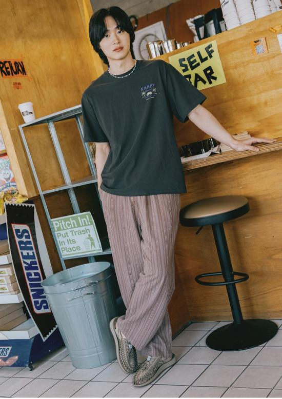  캐피 디자인 반팔 티셔츠 캐피 팜 코스트 티 - KAPPY DESIGN