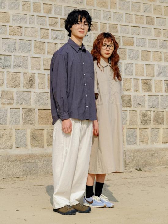  캐피 디자인 반팔 셔츠 카피 릴렉스드 옥스포드 셔츠 - KAPPY DESIGN