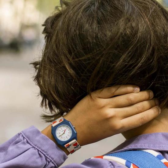  [키즈] Mini Kyomo 피트니스 키즈 미니 교모 플라워 택시 브루스 콜라보 시계 - OTHER BRANDS