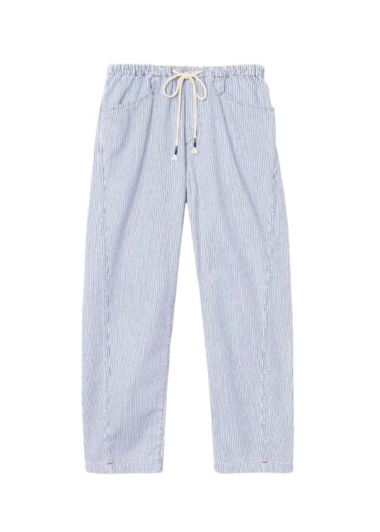  시레나 크롭 팬츠 백스터 팬츠 블루 Rr