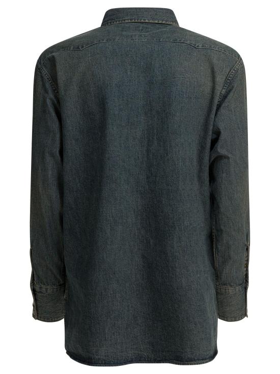 25FW 빔스 긴팔 셔츠 38110901791 75 BLUE - BEAMS