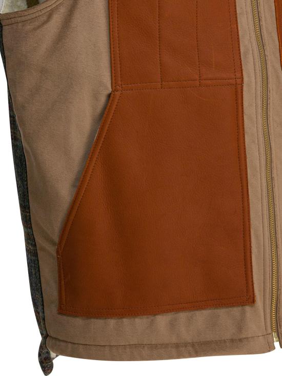 25FW 와타나베 준야 코트 WP V002 W25 1 BEIGE X BRN X BROWN - JUNYA WATANABE