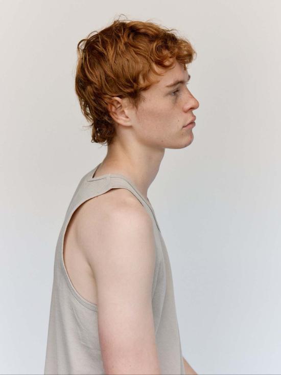  가브리엘라 콜 가먼츠 민소매 티셔츠 326번 스톤 오가닉 코튼 탱크탑 - GABRIELA COLL GARMENTS