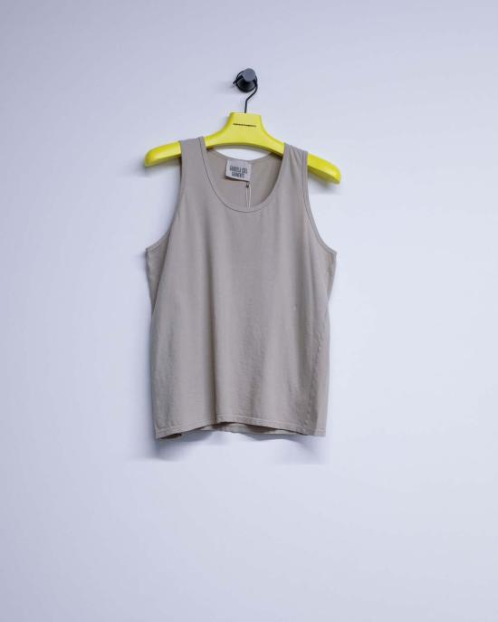  가브리엘라 콜 가먼츠 민소매 티셔츠 326번 스톤 오가닉 코튼 탱크탑 - GABRIELA COLL GARMENTS