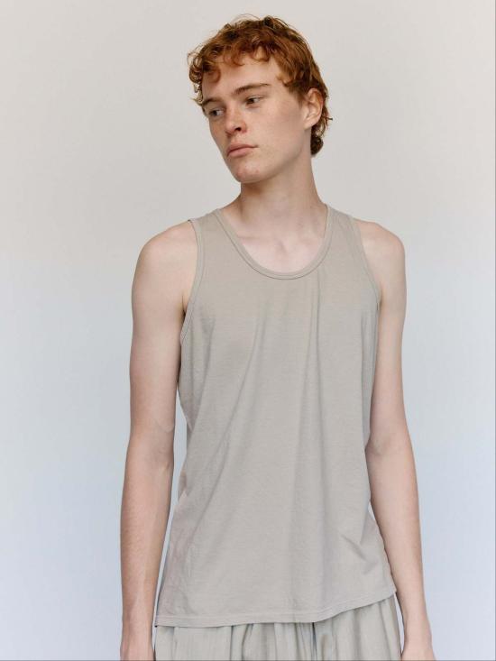  가브리엘라 콜 가먼츠 민소매 티셔츠 326번 스톤 오가닉 코튼 탱크탑
