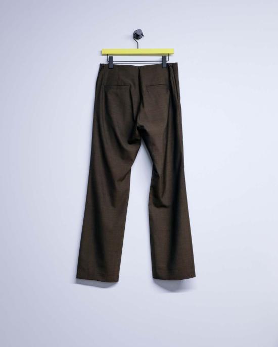  가브리엘라 콜 가먼츠 스트레이트 팬츠 205번 브라운 여름 울 테일러드 팬츠 - GABRIELA COLL GARMENTS