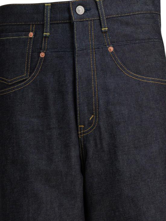 25FW 와타나베 준야 데님 팬츠 WP P202 W25 1 INDIGO X BROWN BLUE - JUNYA WATANABE