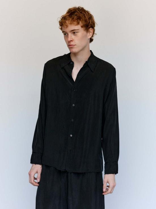  가브리엘라 콜 가먼츠 긴팔 티셔츠 197번 블랙 쿠프로 셔츠 - GABRIELA COLL GARMENTS