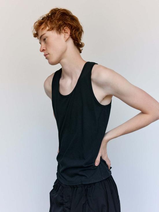  가브리엘라 콜 가먼츠 민소매 티셔츠 326번 블랙 오가닉 코튼 탱크탑