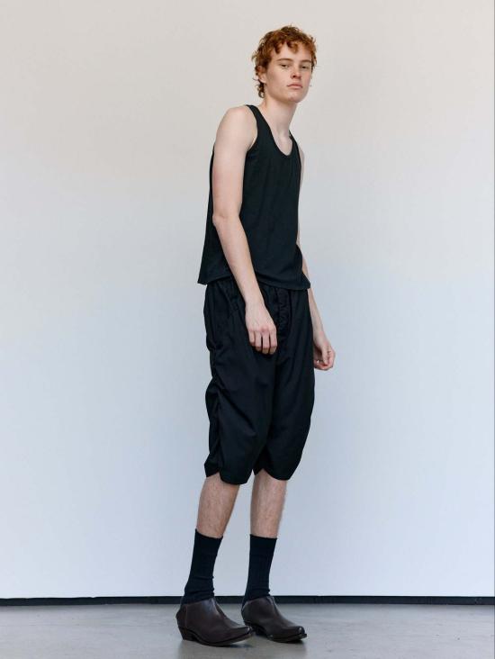  가브리엘라 콜 가먼츠 민소매 티셔츠 326번 블랙 오가닉 코튼 탱크탑 - GABRIELA COLL GARMENTS