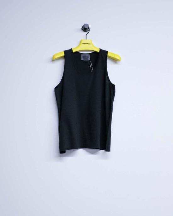  가브리엘라 콜 가먼츠 민소매 티셔츠 326번 블랙 오가닉 코튼 탱크탑 - GABRIELA COLL GARMENTS