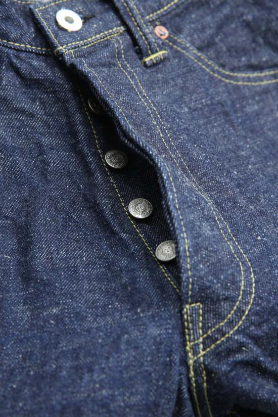  사무라이 진스 데님 팬츠 사무라이 진 S2000 Hx II 15.8oz 사무라이 코튼 GL3 셀비지 데님 릴렉스 스트레이트 진 - SAMURAI JEANS