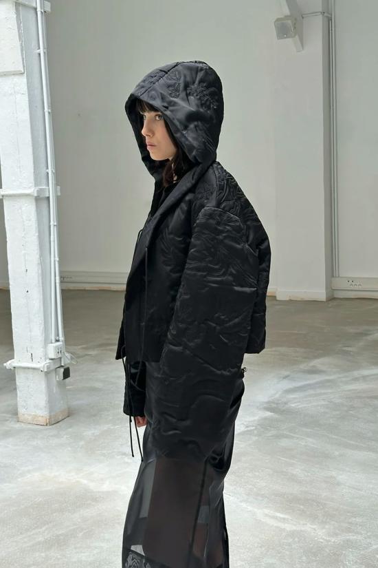  SAEMDI 봄버 자켓 사엠디 자수 재킷 블랙 - OTHER BRANDS