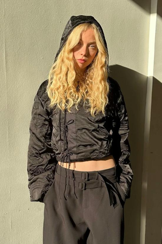  SAEMDI 봄버 자켓 사엠디 자수 재킷 블랙 - OTHER BRANDS