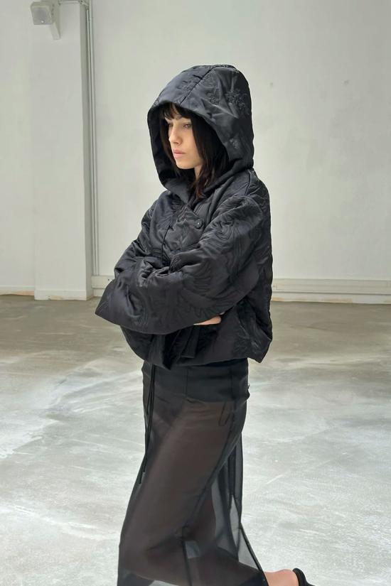  SAEMDI 봄버 자켓 사엠디 자수 재킷 블랙 - OTHER BRANDS