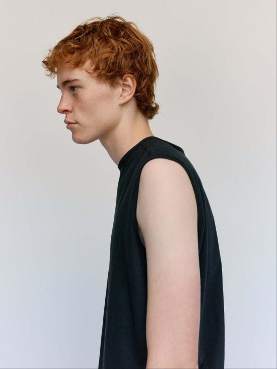  가브리엘라 콜 가먼츠 민소매 티셔츠 33번 유기농 면 민소매 티셔츠 블랙 - GABRIELA COLL GARMENTS