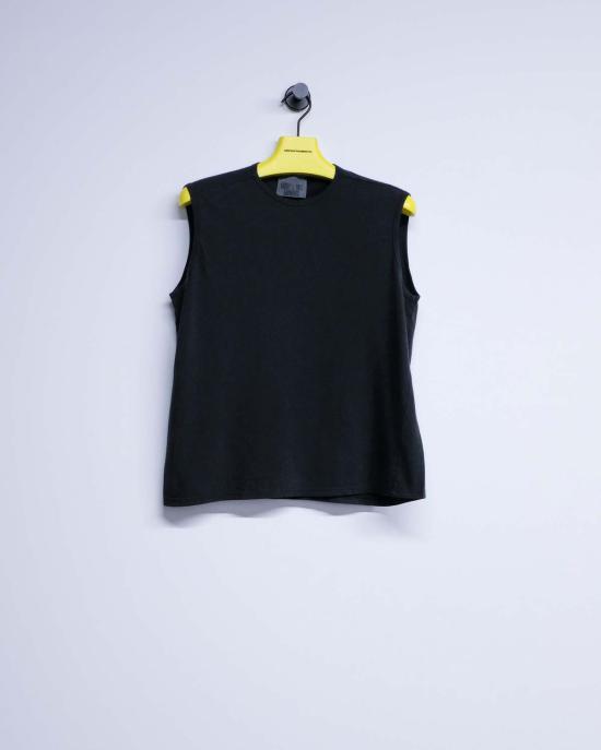  가브리엘라 콜 가먼츠 민소매 티셔츠 33번 유기농 면 민소매 티셔츠 블랙 - GABRIELA COLL GARMENTS