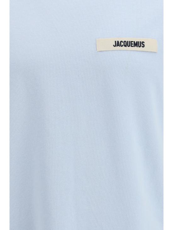 26SS 자크뮈스 그로그랭 로고 티셔츠 TSM00133AJ00226 321 LIGHT BLUE - JACQUEMUS