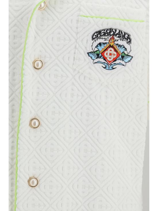 26SS 카사블랑카 긴팔 셔츠 MSP26SH08503 WHITE - CASABLANCA