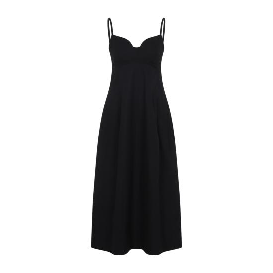 26SS 씨오 미디 원피스 4582LCSP 001 BLACK - CO