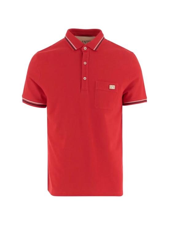 26SS 발렌티노 가라바니 폴로 티셔츠 VMH01KAQJ 157 ROSSO