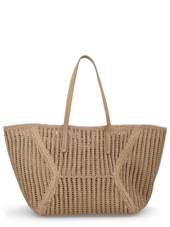 26SS 브루넬로 쿠치넬리 테크노 라피아 BC Duo 백 MB97D2571 C802 BEIGE - BRUNELLO CUCINELLI