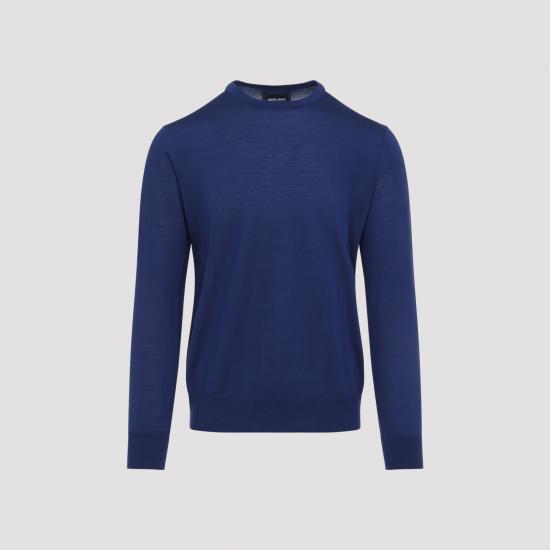 26SS 조르지오 아르마니 스웨터 8NSM01 SM99Z UB130 ROYAL BLUE