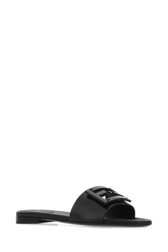 26FW 펜디 바게트 레더 슬라이드 8R8136AE7T F0ABB NERO - FENDI