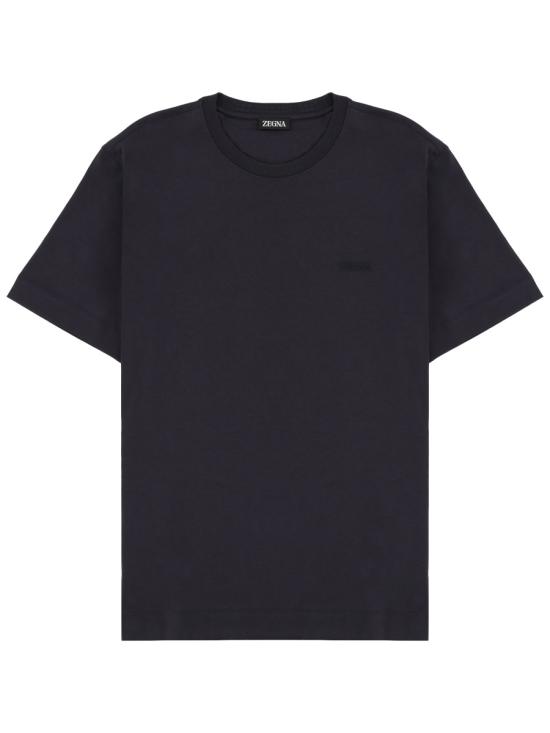 26SS 에르메네질도제냐 반팔 티셔츠 UH360A3 H765B09 BLACK