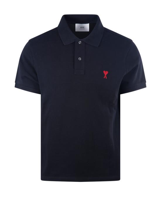 26SS 아미 폴로 티셔츠 BFUPL001 760 001 BLACK