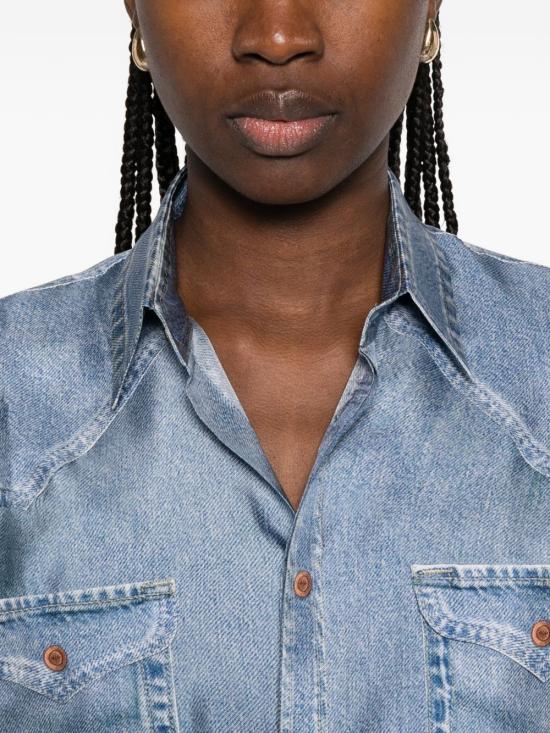 26SS 피에르루이마샤 셔츠 ALOE S CML12657 102516081 Clear Blue - PIERRE LOUIS MASCIA