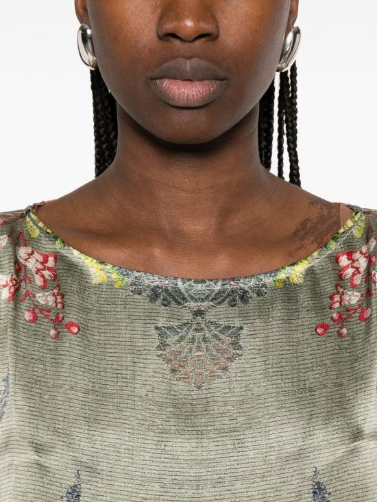 26SS 피에르루이마샤 롱 원피스 MUTKA S AB12602 101518154 Kaki - PIERRE LOUIS MASCIA