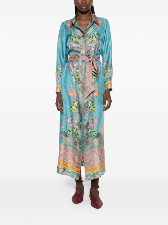 26SS 피에르루이마샤 롱 원피스 ALOE S AB12448 101518068 Clear Blue - PIERRE LOUIS MASCIA