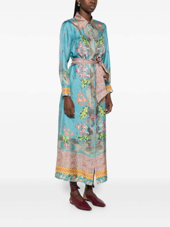 26SS 피에르루이마샤 롱 원피스 ALOE S AB12448 101518068 Clear Blue - PIERRE LOUIS MASCIA