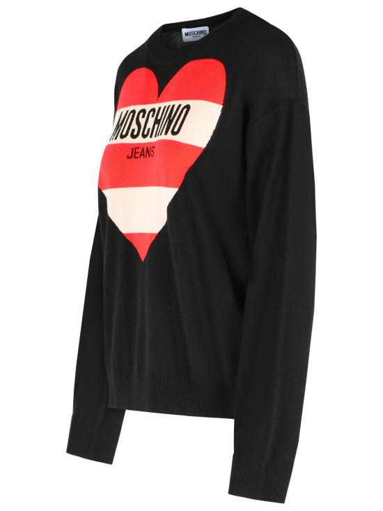 25FW 모스키노 스웨터 K1A0938 82124555 Black - MOSCHINO