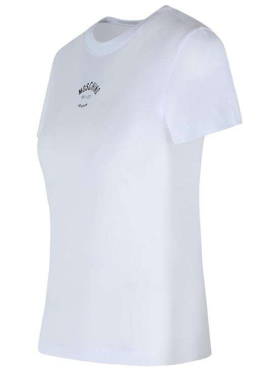 25FW 모스키노 반팔 티셔츠 K1J0707 82361001 White - MOSCHINO