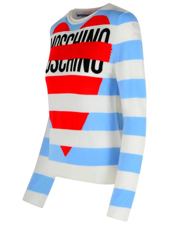 25FW 모스키노 스웨터 K1A0934 82122305 Light Blue - MOSCHINO