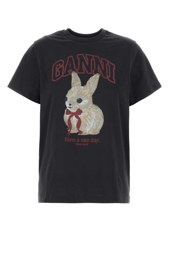 26SS 가니 반팔 티셔츠 A1050061 252 Black