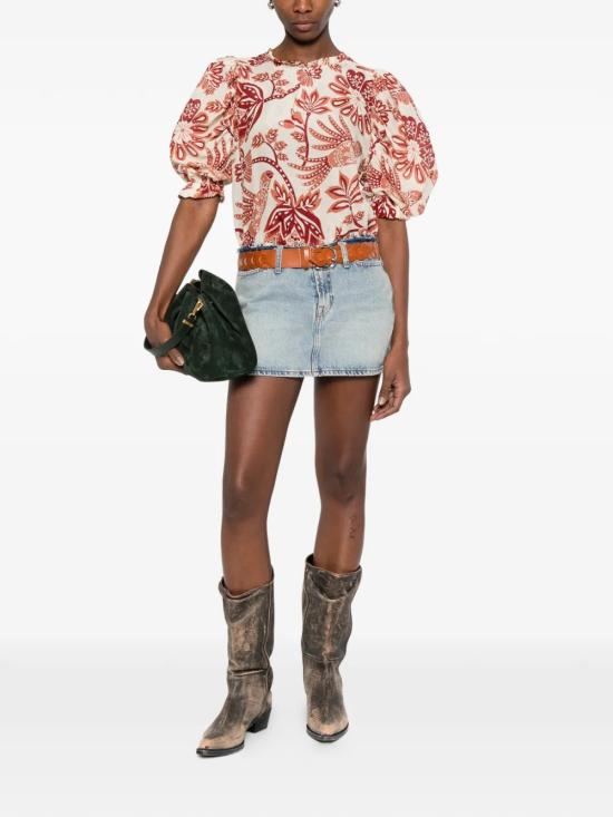 26SS 팜 리오 블라우스 34400026040 Bordeaux - FARM RIO