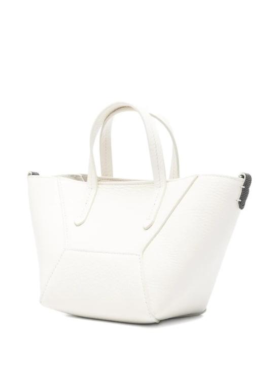 26SS 브루넬로 쿠치넬리 토트백 MBDKD2675C4295 White - BRUNELLO CUCINELLI