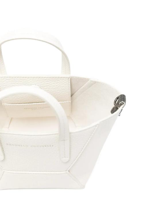 26SS 브루넬로 쿠치넬리 토트백 MBDKD2675C4295 White - BRUNELLO CUCINELLI