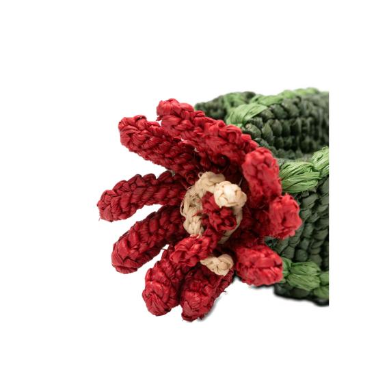 26SS 안야힌드마치 키링 203647 SS260041 KHAKI GREEN RED - ANYA HINDMARCH