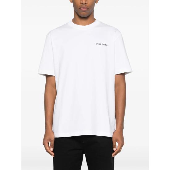 26SS 데일리 페이퍼 반팔 티셔츠 2610068 CHAIN WHITE - DAILY PAPER