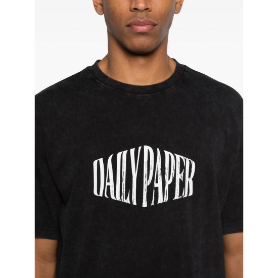 26SS 데일리 페이퍼 반팔 티셔츠 2610064 VINTAGE BLACK - DAILY PAPER