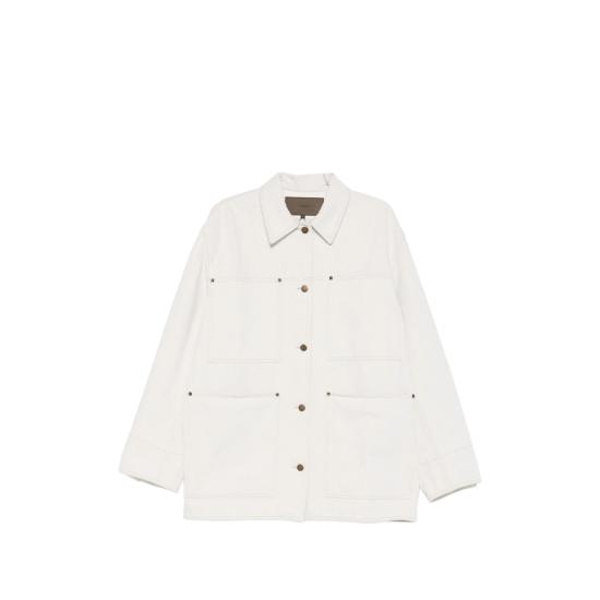 26SS 쉐르 데님 자켓 VES0704 HIJA BLANC NEUTRALS