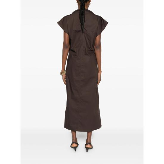 26SS 쉐르 미디 원피스 ROB0653 FOGGIA MARRO BROWN - SOEUR