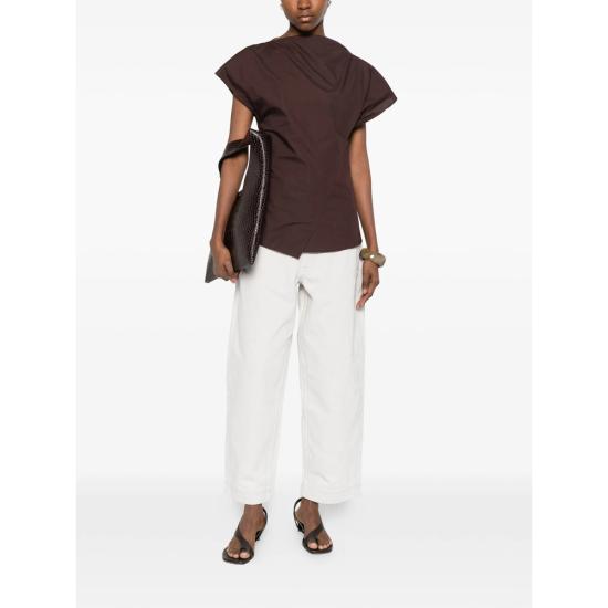 26SS 쉐르 블라우스 CHE0690 FEDORA FIGUE BROWN - SOEUR