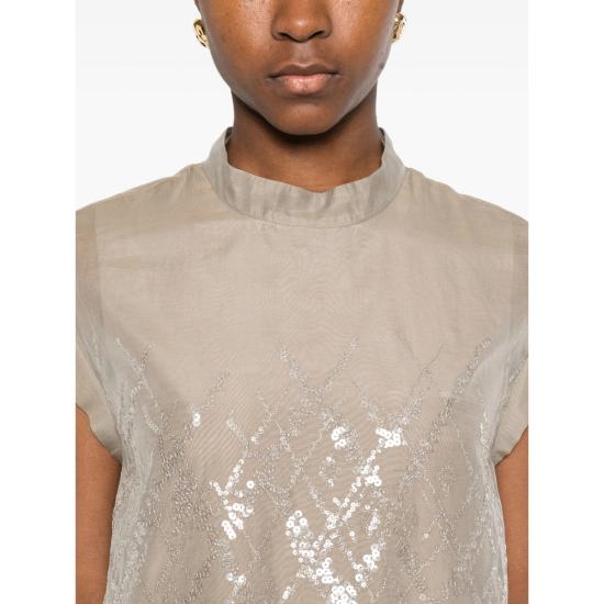 26SS 빠니깔레 미디 원피스 D381410AB 0270 NEUTRALS - Panicale